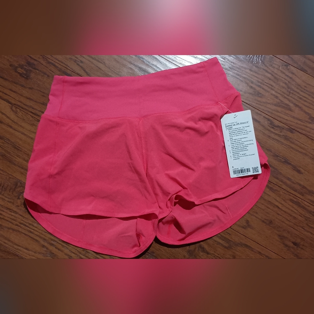 Lululemon Speed Up HR Short 4" Lined NWT